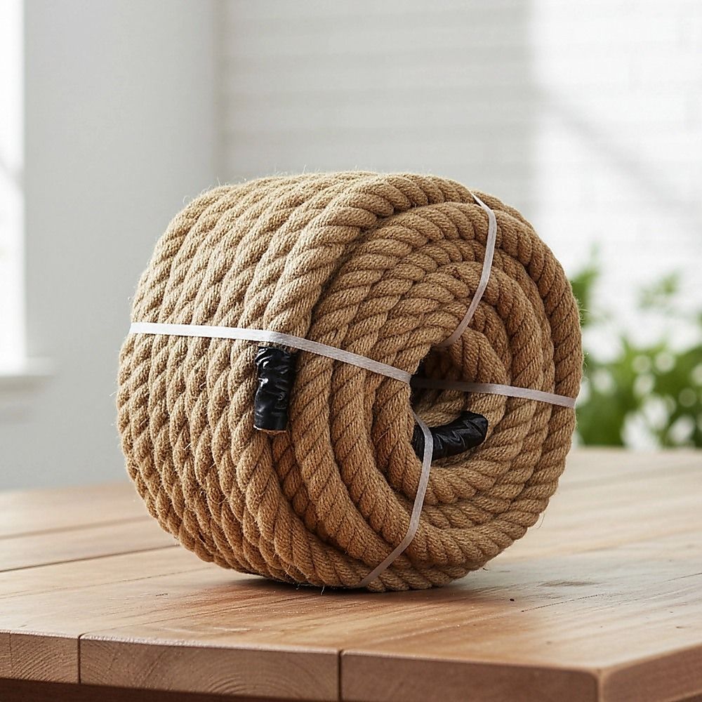 35m 100% Natural Jute Rope Twisted Decking Cord Garden Boating Sash Camping 32mm V63-929891