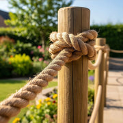 35m 100% Natural Jute Rope Twisted Decking Cord Garden Boating Sash Camping 32mm V63-929891