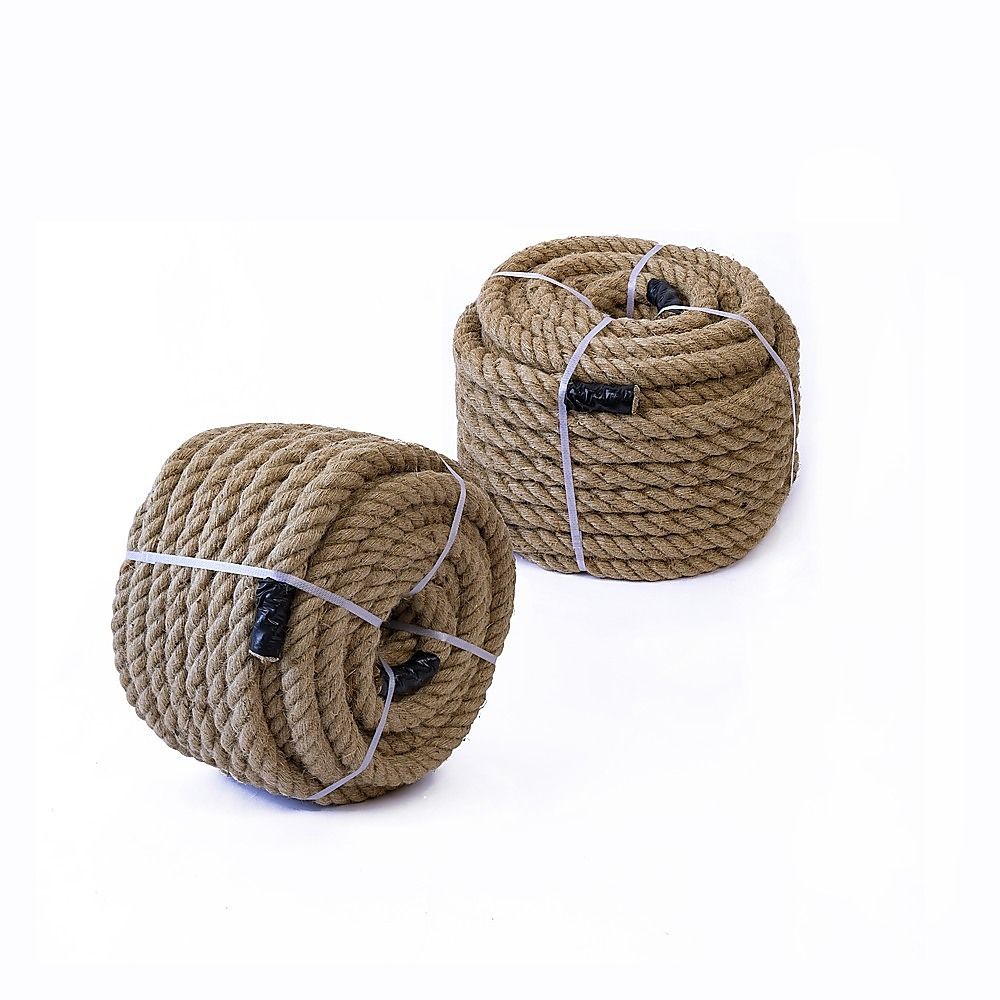 35m 100% Natural Jute Rope Twisted Decking Cord Garden Boating Sash Camping 32mm V63-929891