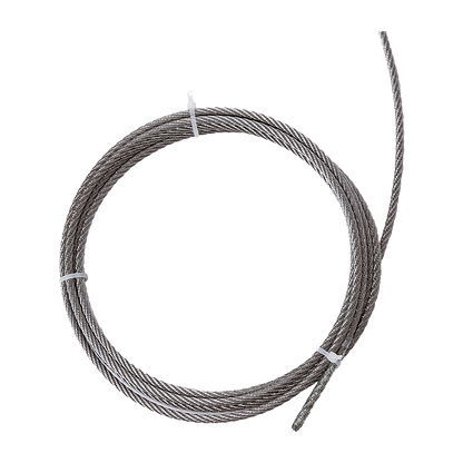 50m Stainless Steel Wire Rope Cable 5mm 316 A4 7x7 Balustrade Fence V63-929941