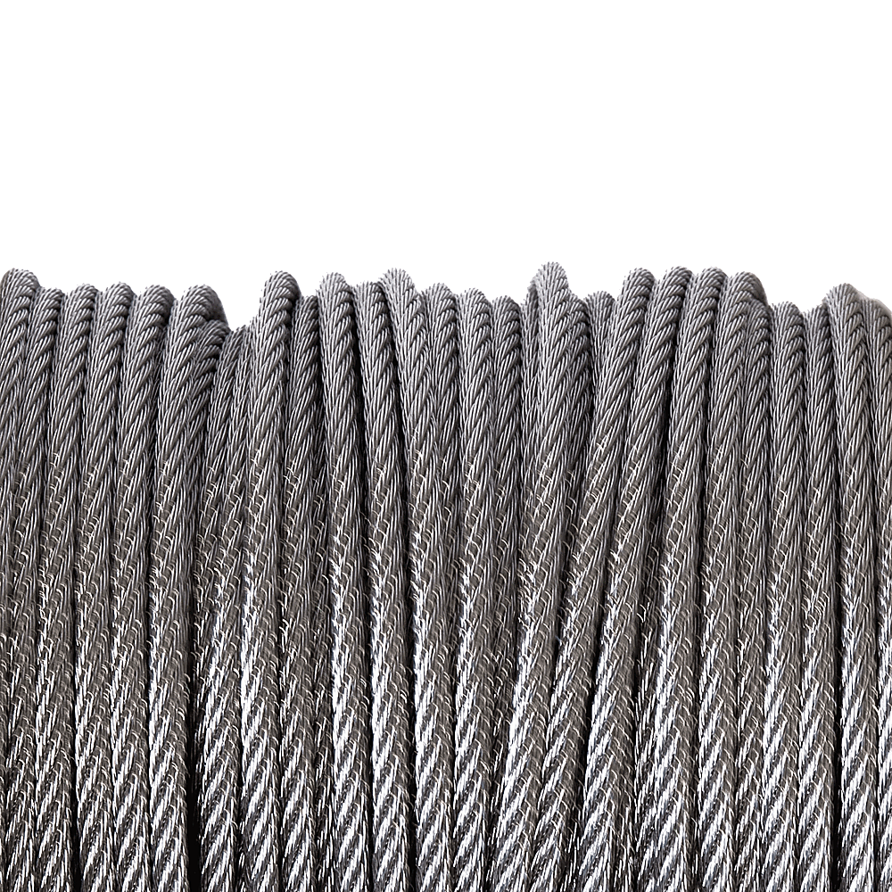 50m Stainless Steel Wire Rope Cable 5mm 316 A4 7x7 Balustrade Fence V63-929941
