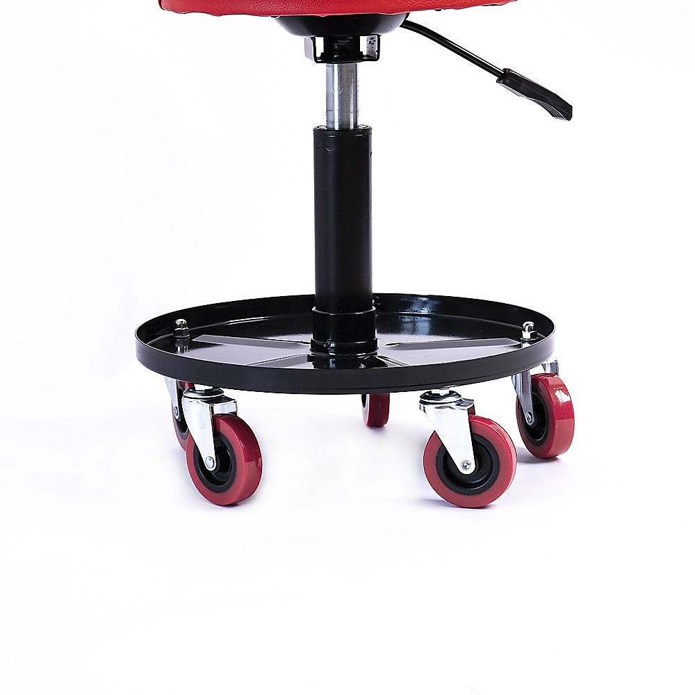 Rolling Shop Stool Mechanics Garage Stool Adjustable Work Seat Creeper V63-929951