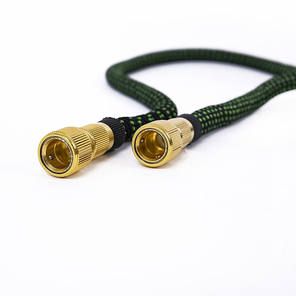 30m Heavy Duty Expandable Flexible Garden Hose with Water Spray Nozzle V63-930011