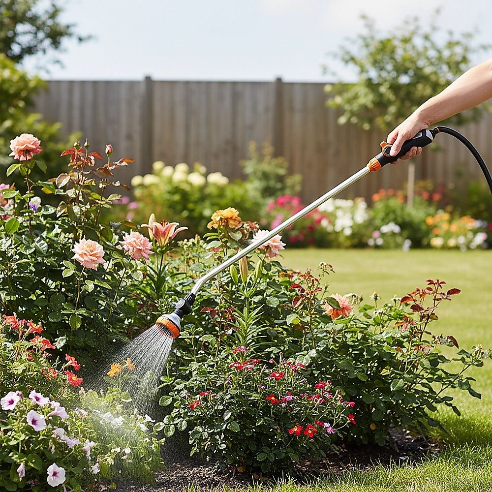 Garden Hose Lance Spray Long Reach 90cm Multi-Gun Hanging V63-930021