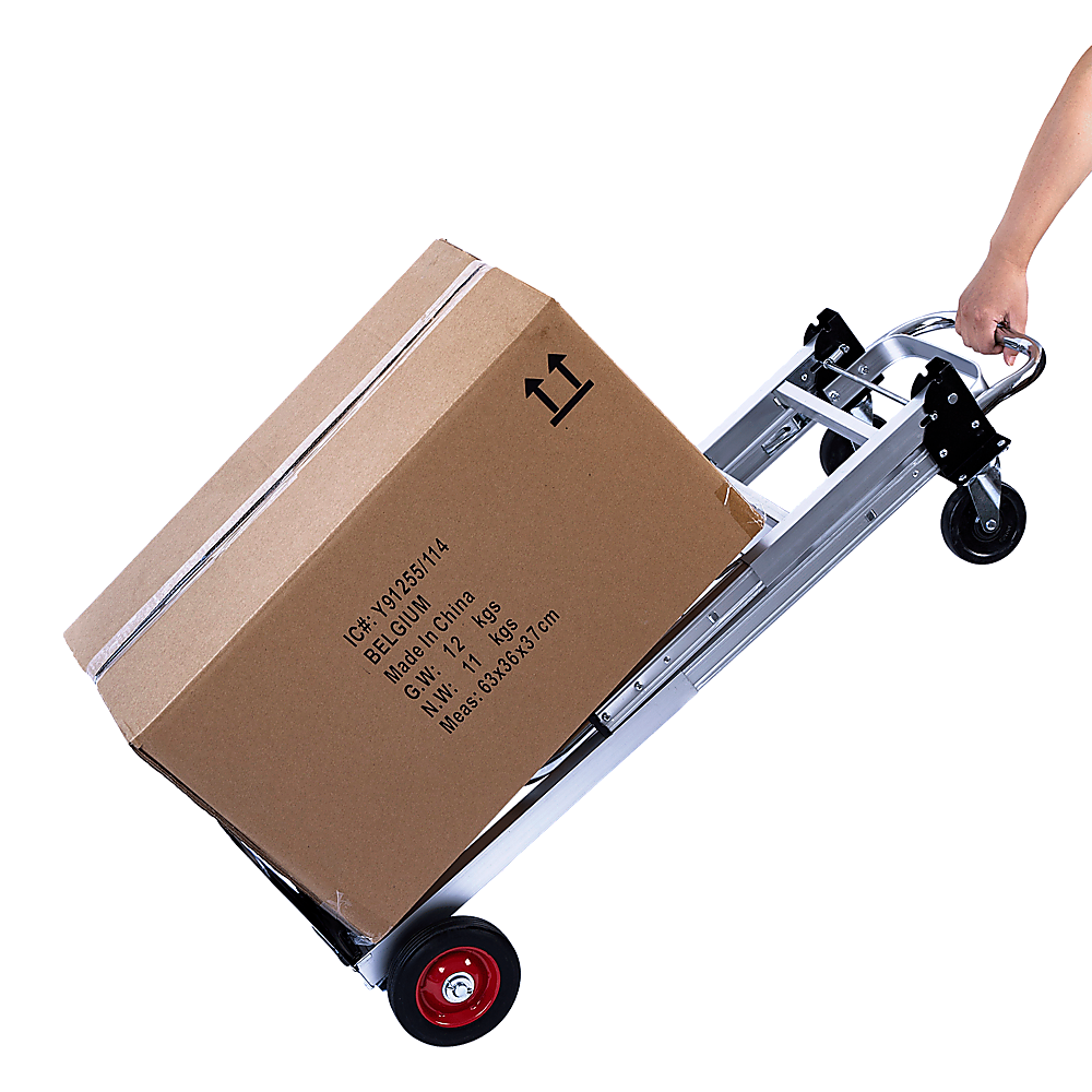 Hand Truck 2 in 1 Folding Dolly Cart 180kg Capacity Heavy Duty Aluminium V63-930031