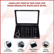 Jewellery Display Box Case for Rings Bracelets Necklaces Retail V63-930041