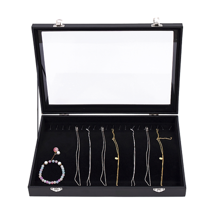 Jewellery Display Box Case for Rings Bracelets Necklaces Retail V63-930041