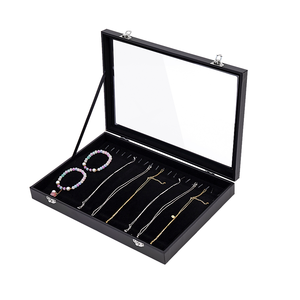 Jewellery Display Box Case for Rings Bracelets Necklaces Retail V63-930041