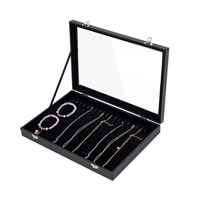 Jewellery Display Box Case for Rings Bracelets Necklaces Retail V63-930041