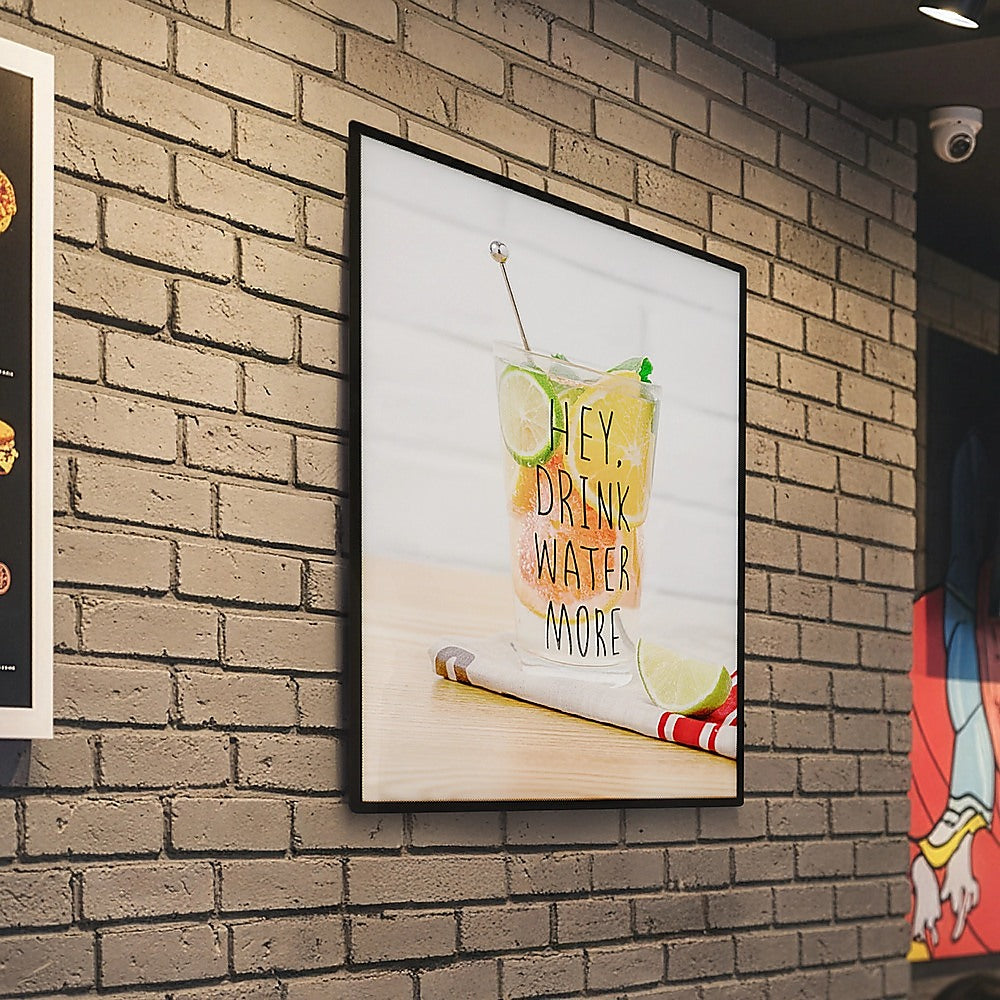 A2 LED Slim Advertising Lightbox Sign Wall-Mounted Poster Board Menu Frame V63-930081