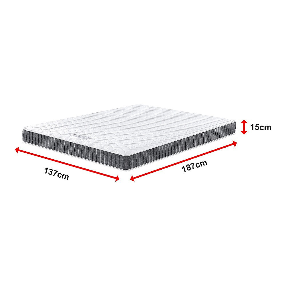 Double Memory Foam Mattress - OEKO-TEX Textile & CertiPUR-US Certified Foam V63-930221