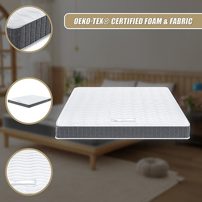 Queen Memory Foam Mattress - OEKO-TEX Textile & CertiPUR-US Certified Foam V63-930231