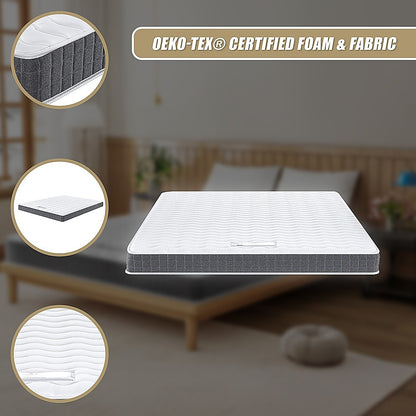 King Memory Foam Mattress - OEKO-TEX Textile & CertiPUR-US Certified Foam V63-930241