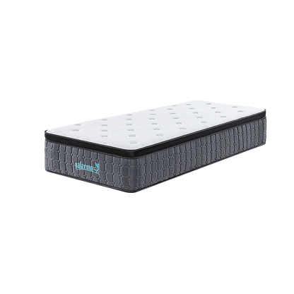 Single Euro Top Pocket Spring Mattress - Motion Isolation Comfort with CertiPUR-US Certified Foam Layers V63-930261