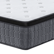 Single Euro Top Pocket Spring Mattress - Motion Isolation Comfort with CertiPUR-US Certified Foam Layers V63-930261