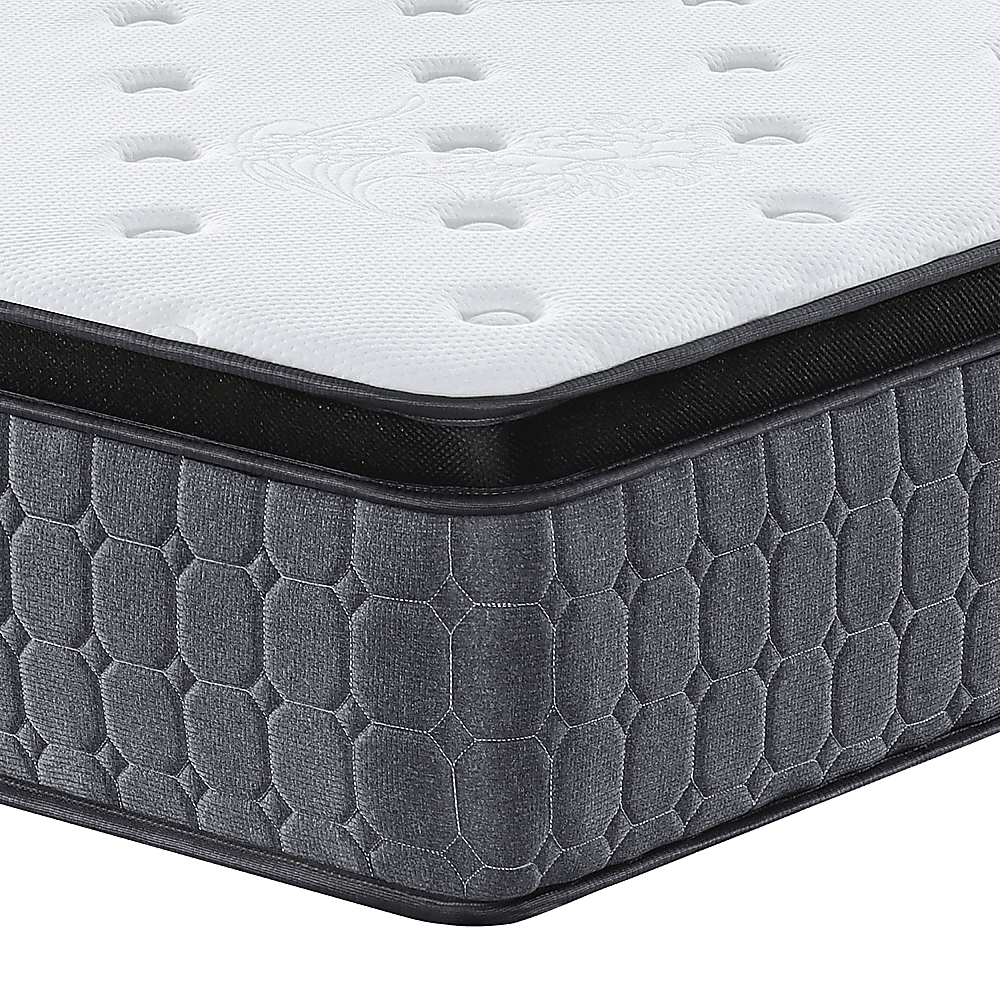 Single Euro Top Pocket Spring Mattress - Motion Isolation Comfort with CertiPUR-US Certified Foam Layers V63-930261