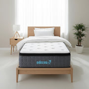 Single Euro Top Pocket Spring Mattress - Motion Isolation Comfort with CertiPUR-US Certified Foam Layers V63-930261