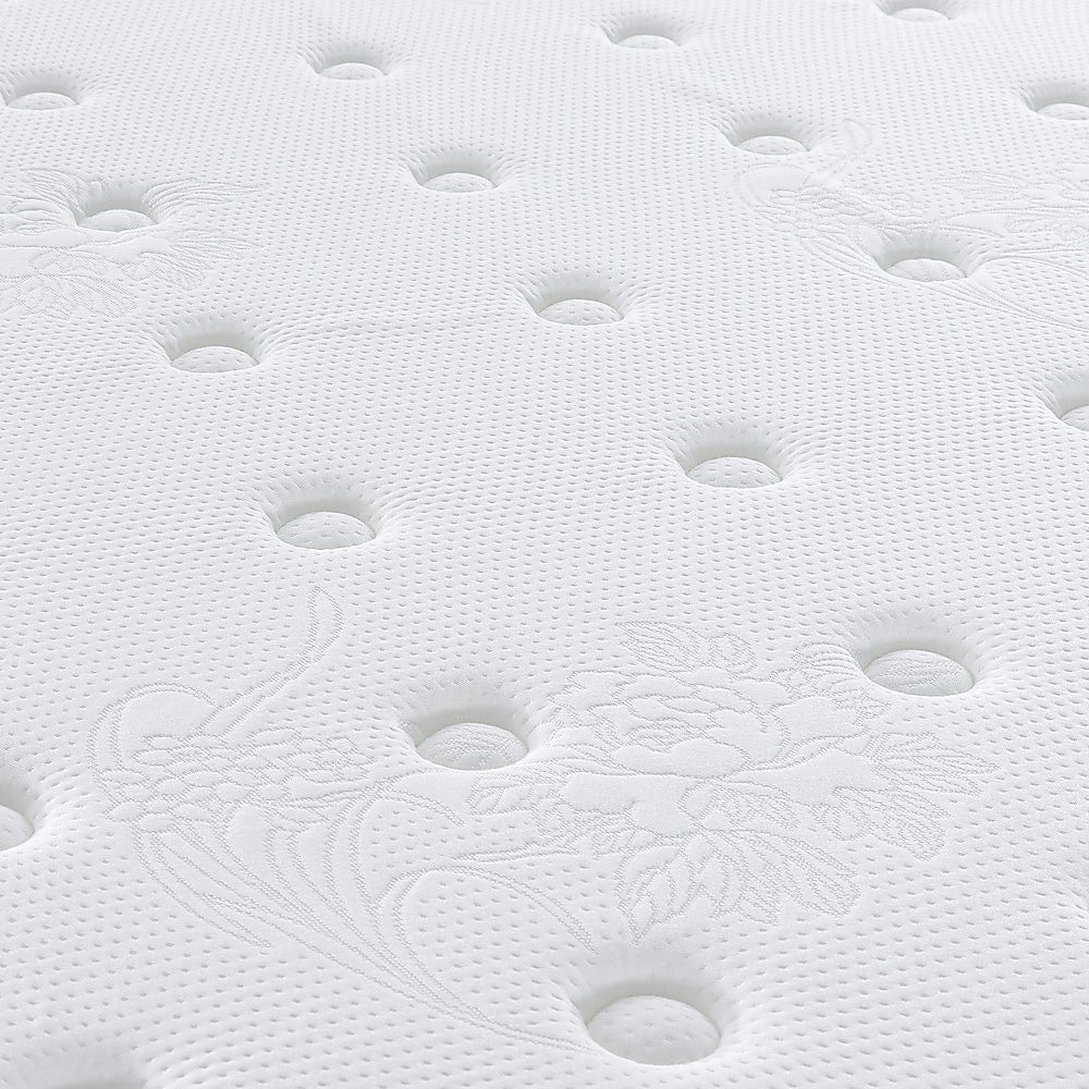 King Single Euro Top Pocket Spring Mattress - Motion Isolation Comfort with CertiPUR-US Certified Foam Layers V63-930271