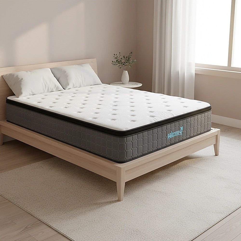 Double Euro Top Pocket Spring Mattress - Motion Isolation Comfort with CertiPUR-US Certified Foam Layers V63-930281