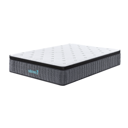 Double Euro Top Pocket Spring Mattress - Motion Isolation Comfort with CertiPUR-US Certified Foam Layers V63-930281