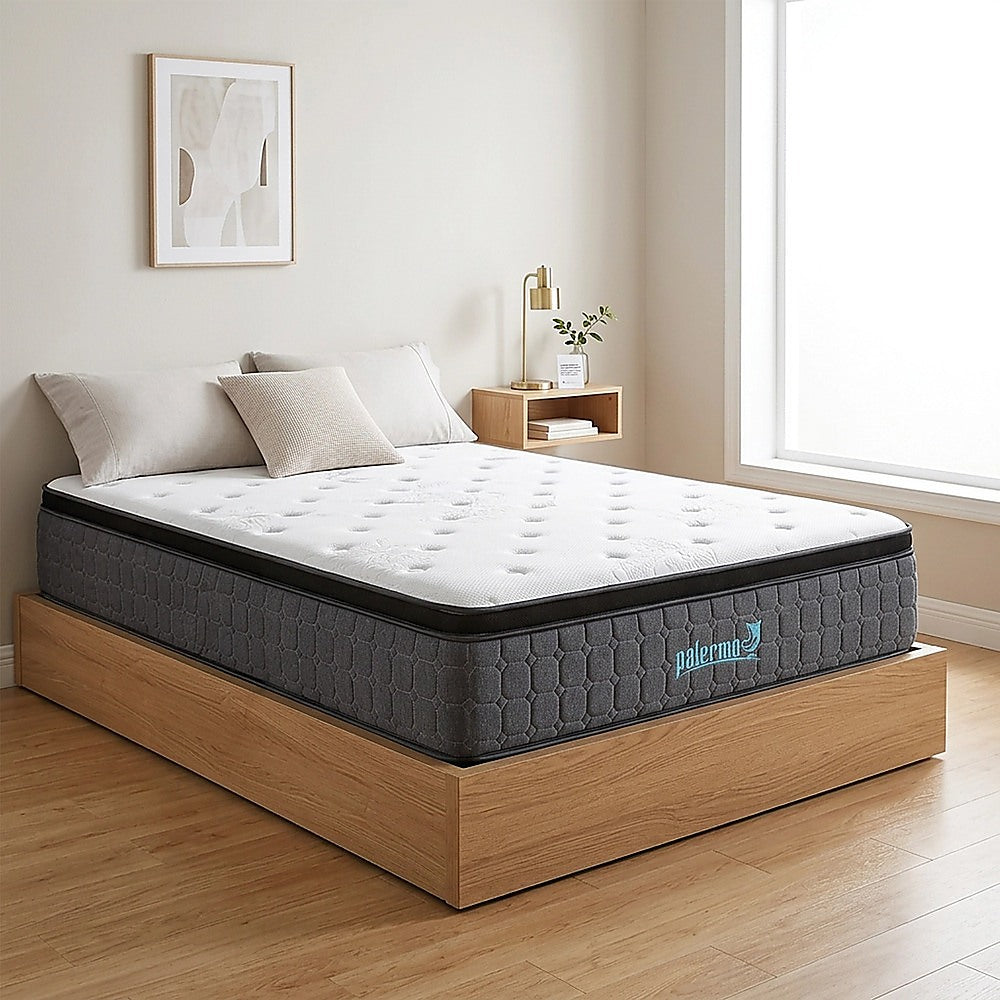 Queen Euro Top Pocket Spring Mattress - Motion Isolation Comfort with CertiPUR-US Certified Foam Layers V63-930291