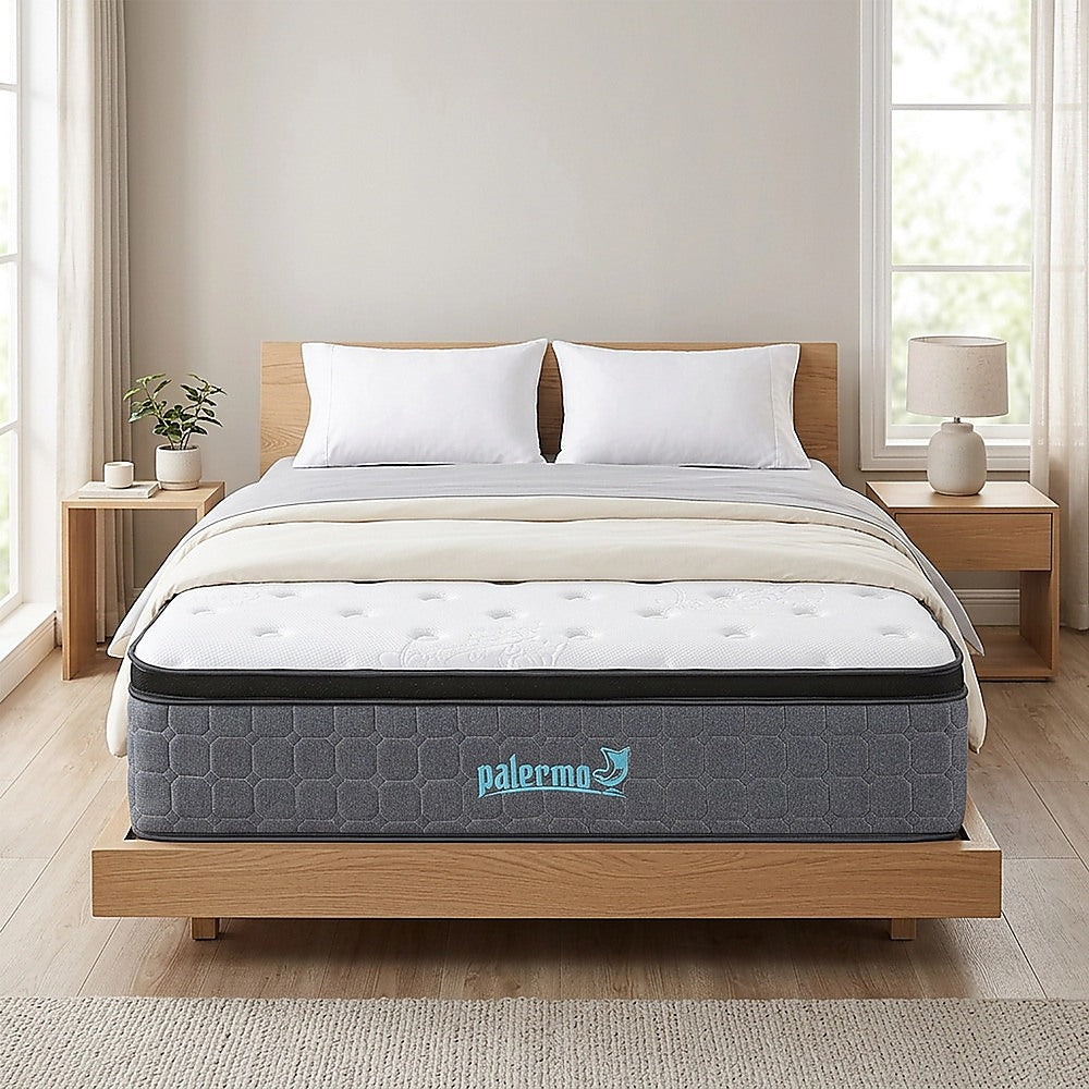 Queen Euro Top Pocket Spring Mattress - Motion Isolation Comfort with CertiPUR-US Certified Foam Layers V63-930291
