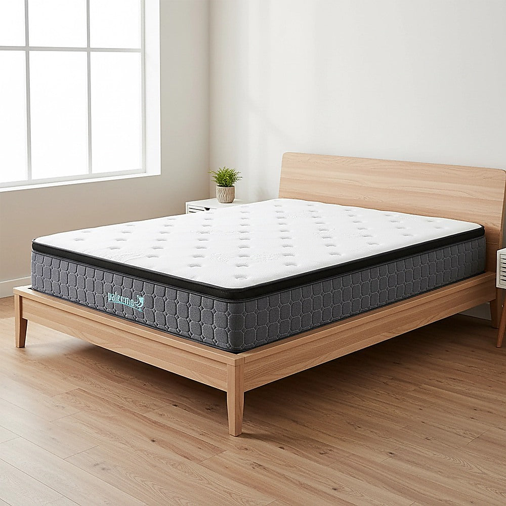 King Euro Top Pocket Spring Mattress - Motion Isolation Comfort with CertiPUR-US Certified Foam Layers V63-930301