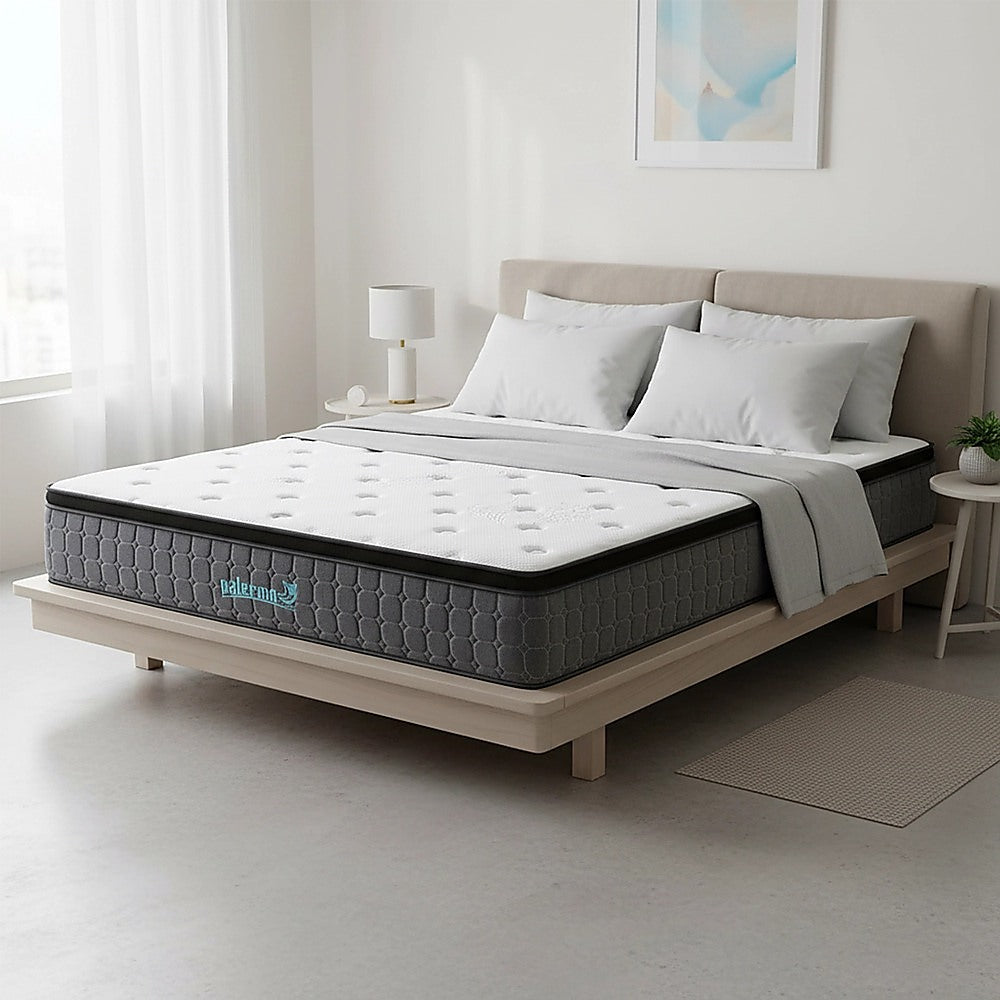 King Euro Top Pocket Spring Mattress - Motion Isolation Comfort with CertiPUR-US Certified Foam Layers V63-930301