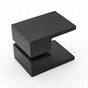 Brass Shower Door Square Double Pull Handle in Black V63-930331