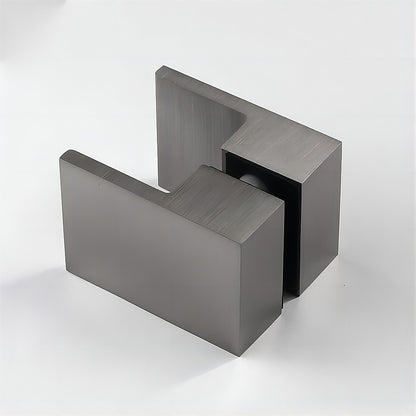 Brass Shower Door Square Double Pull Handle in Gunmetal V63-930421