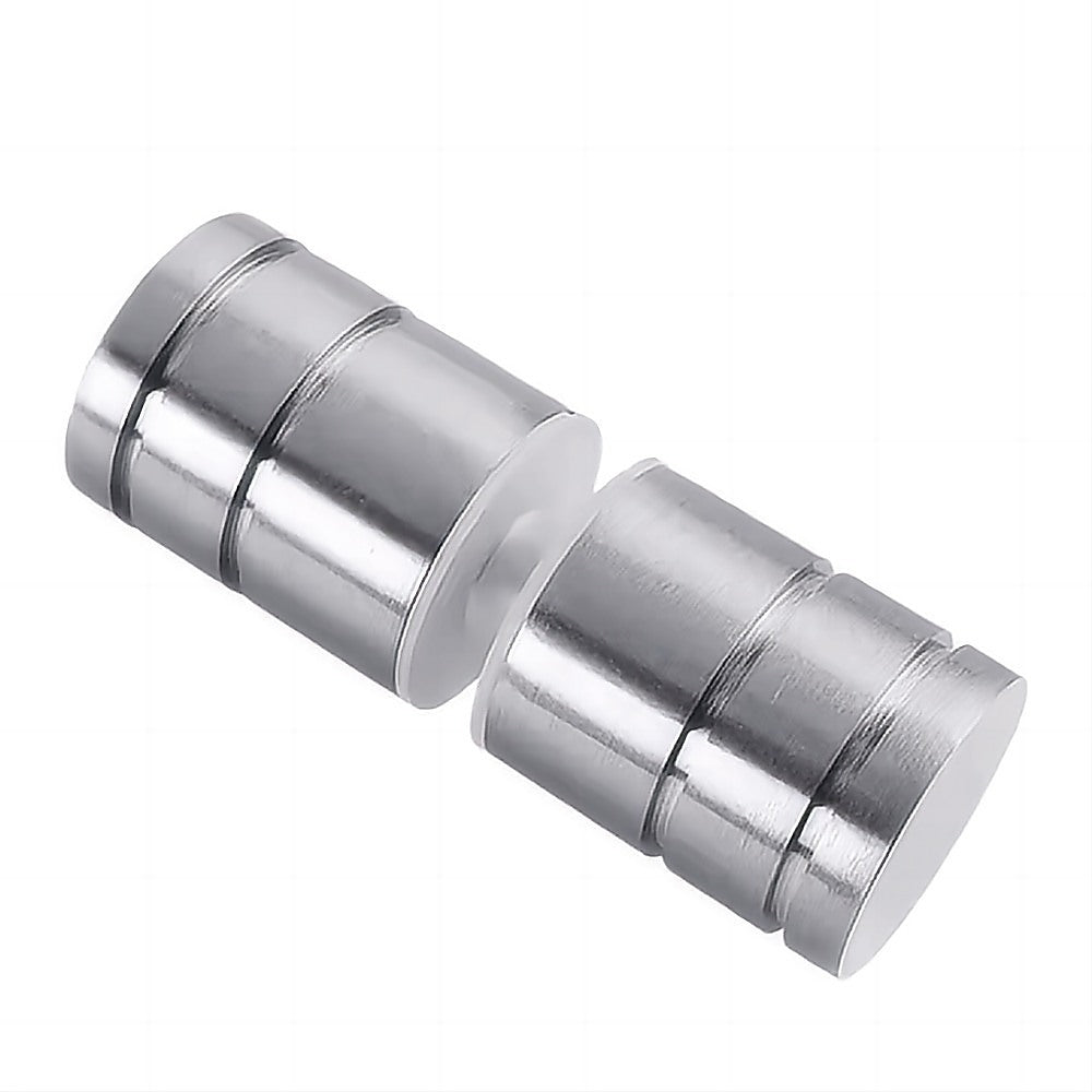 Brass Shower Door Round Knob Handle in Nickel V63-930441