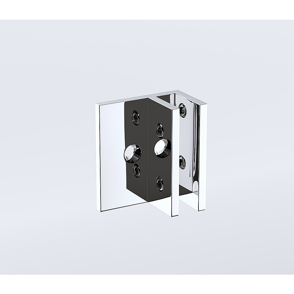 Glass-to-wall/floor Shower Screen F-Brackets in Chrome V63-930641