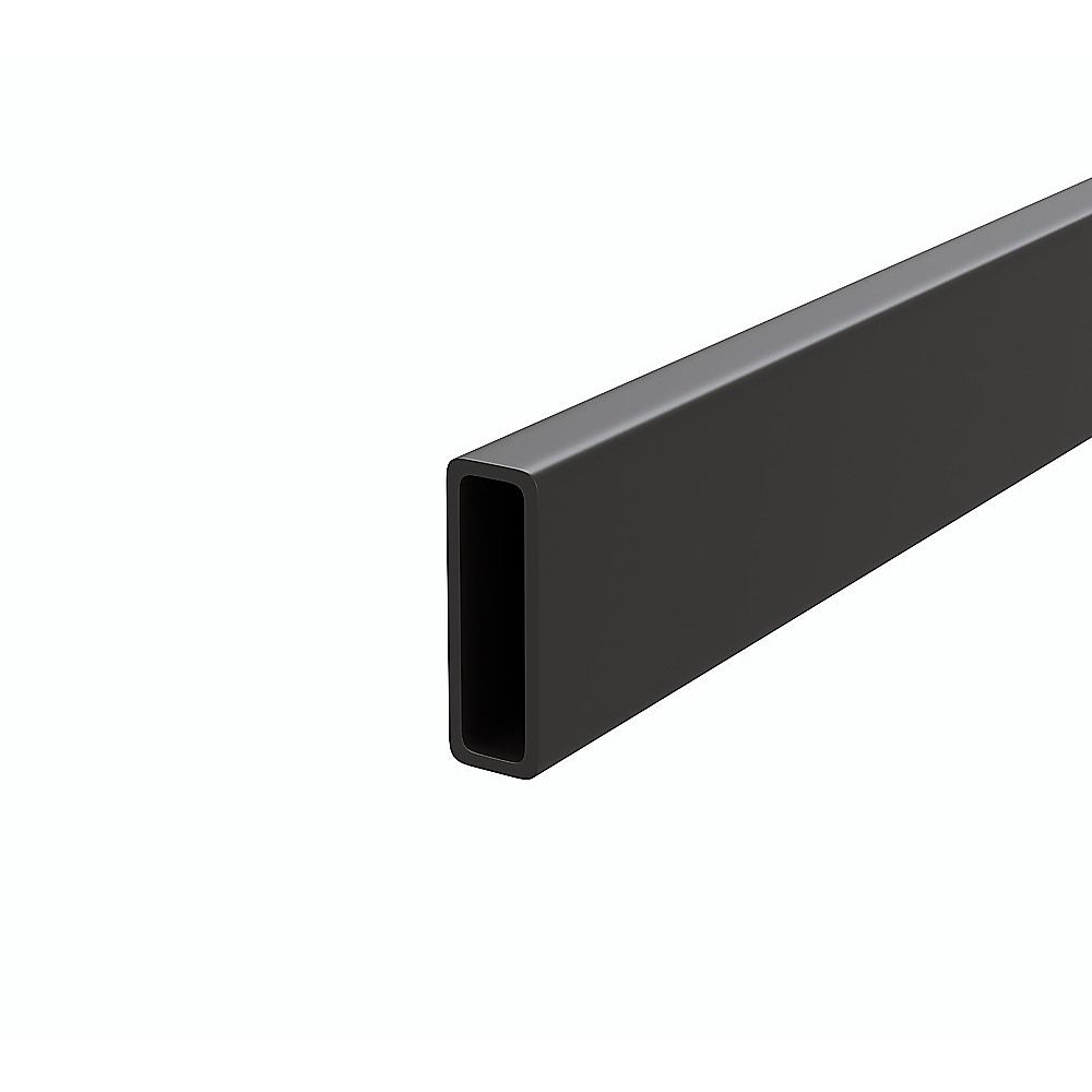 Frameless Glass Sliding Shower Door Hardware Rail Set Black