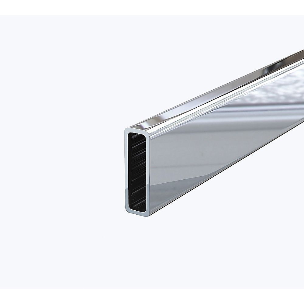Frameless Glass Sliding Shower Door Hardware Rail Set Chrome