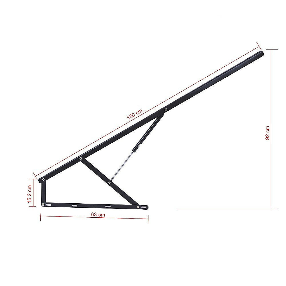 150cm Pneumatic Sofa Bed Lift Up Mechanism Kit V63-931331
