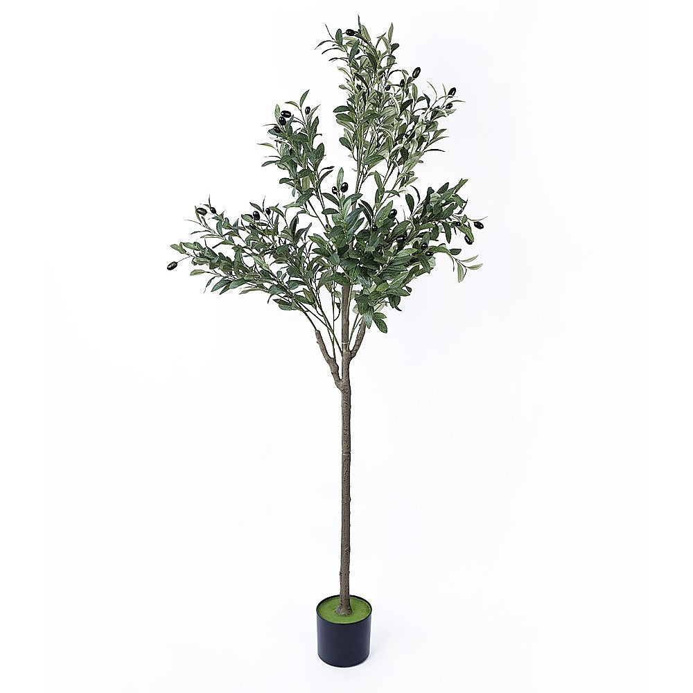 150cm Artificial Olive Tree - Tall Realistic Faux Green Indoor Plant for Home & Office V63-931361