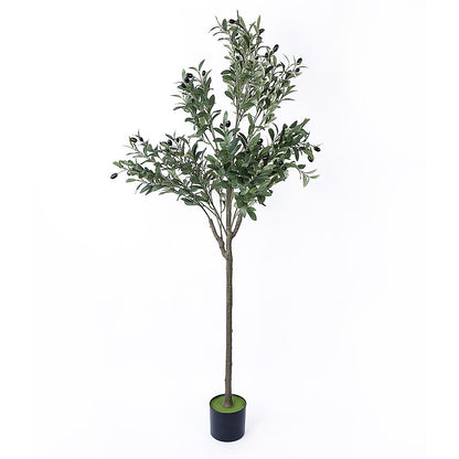 150cm Artificial Olive Tree - Tall Realistic Faux Green Indoor Plant for Home & Office V63-931361