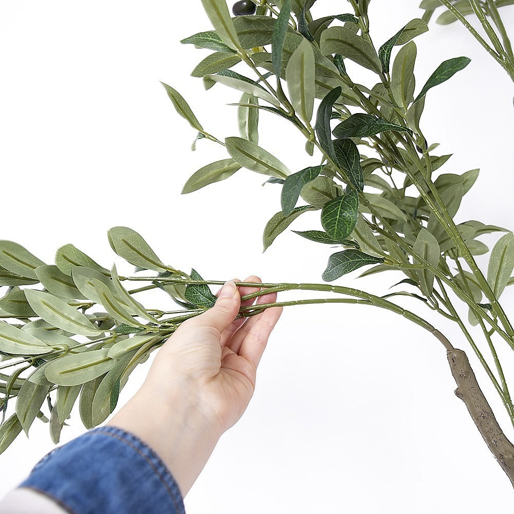 150cm Artificial Olive Tree - Tall Realistic Faux Green Indoor Plant for Home & Office V63-931361