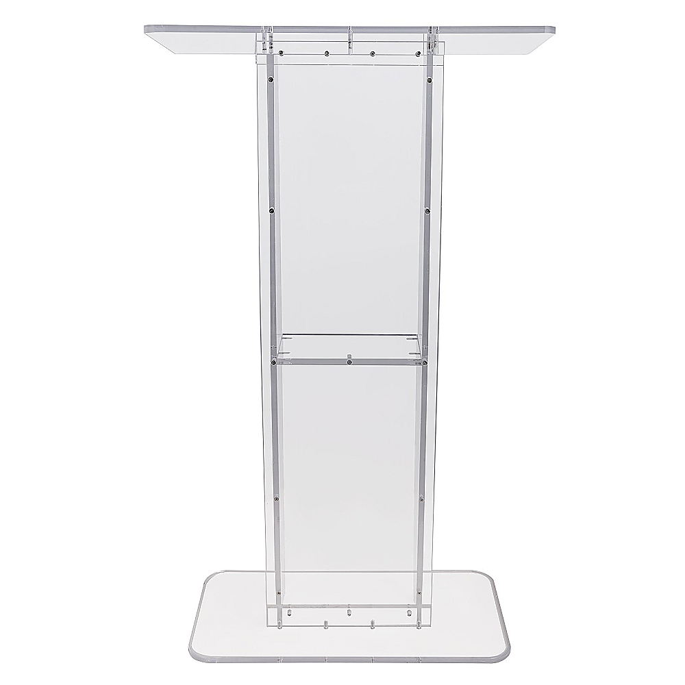 120cm Acrylic Podium Stand Transparent V63-931391