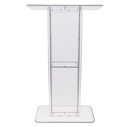 120cm Acrylic Podium Stand Transparent V63-931391