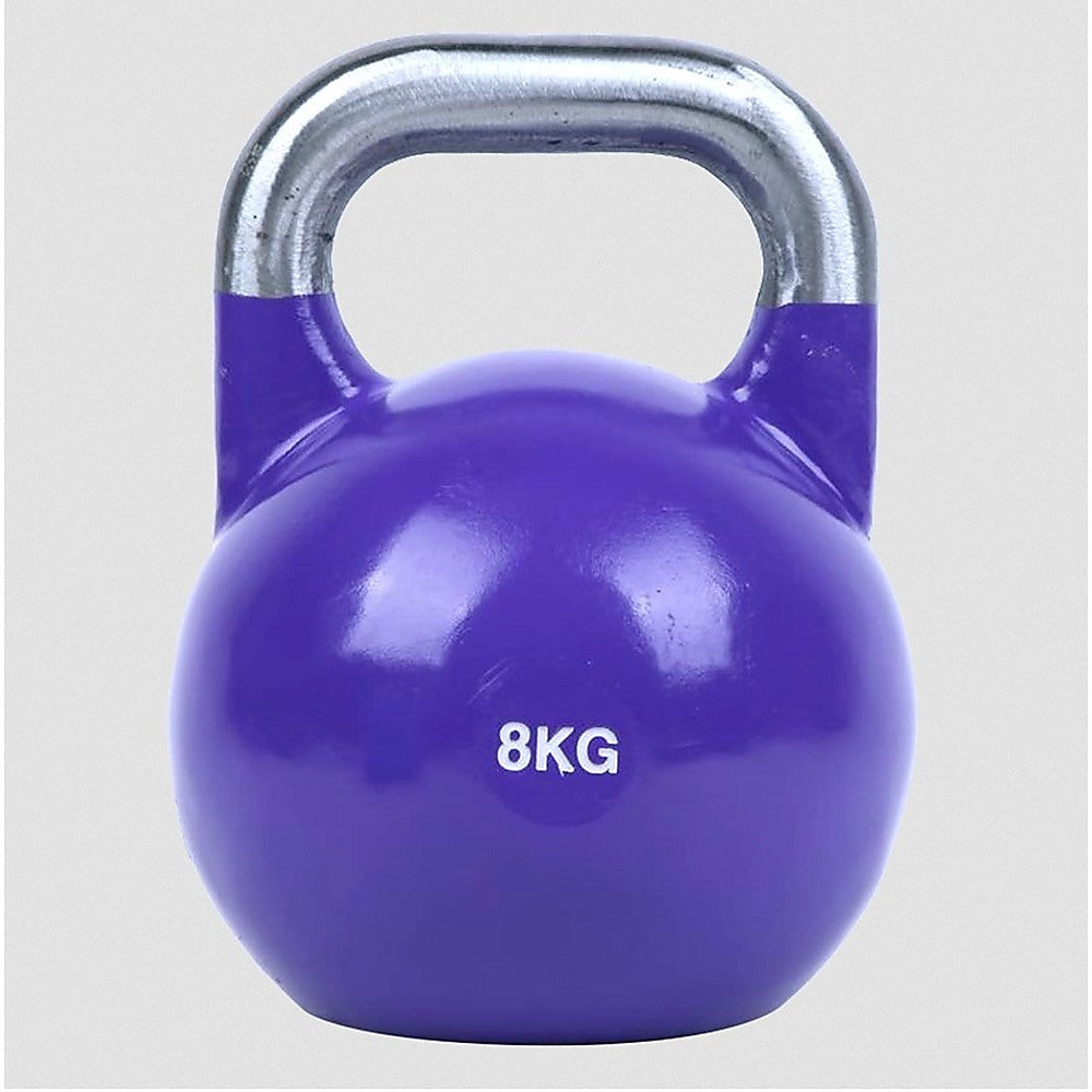 8kg Pro-Grade Steel Kettlebell - Heavy Duty Strength Training V63-931481