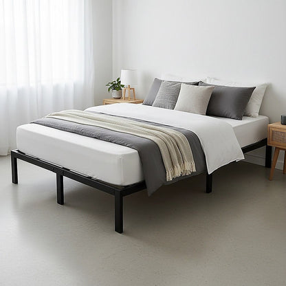 King Full Metal Bed Frame Base - Sturdy Steel Bed Base for Australian Mattress V63-931581