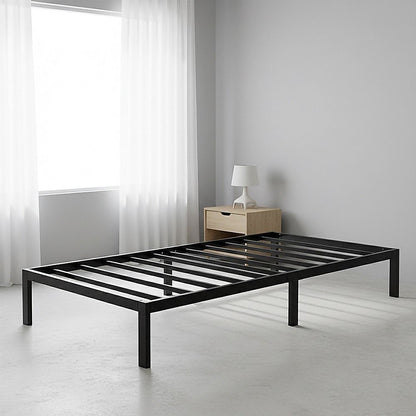 Single Full Metal Bed Frame Base - Sturdy Steel Bed Base for Australian Mattress V63-931601