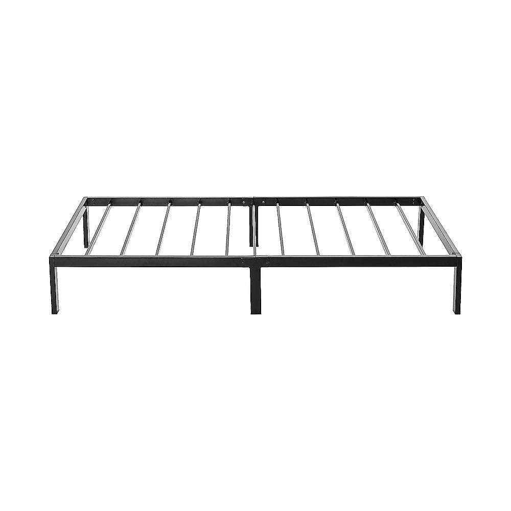 Single Full Metal Bed Frame Base - Sturdy Steel Bed Base for Australian Mattress V63-931601