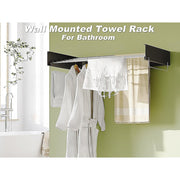 Collapsible Laundry Drying Rack - Wall Mounted Clothes Airer for Indoor or Outdoor V63-931821