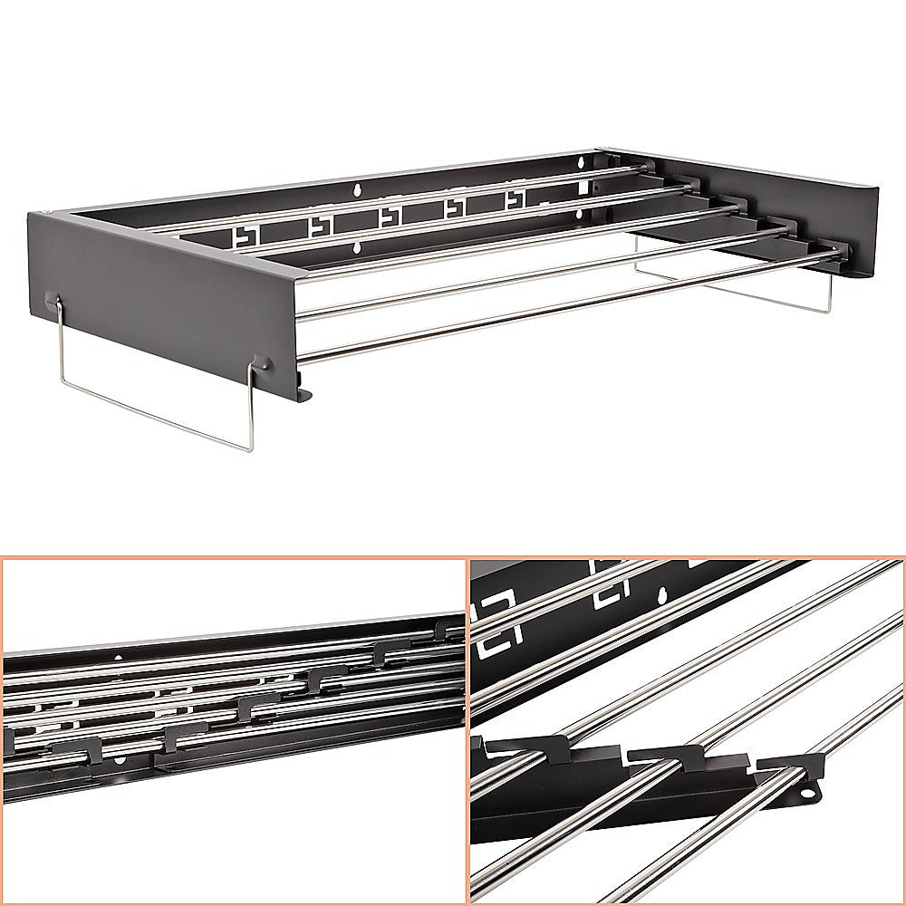 Collapsible Laundry Drying Rack - Wall Mounted Clothes Airer for Indoor or Outdoor V63-931821