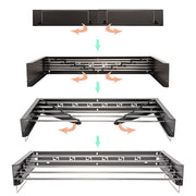 Collapsible Laundry Drying Rack - Wall Mounted Clothes Airer for Indoor or Outdoor V63-931821