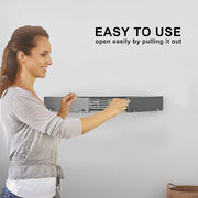 Collapsible Laundry Drying Rack - Wall Mounted Clothes Airer for Indoor or Outdoor V63-931821