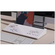 Glass Desktop Buddy Whiteboard Office Writing Desk V63-931831