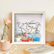 Explorer Memory Box Keepsake Picture Frame Wall Table V63-931841